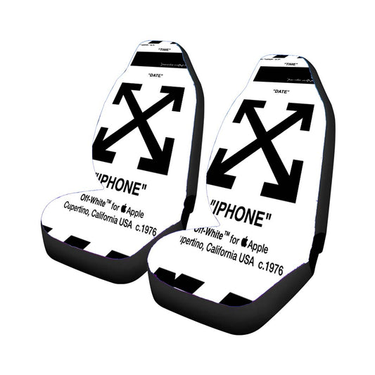 Off White Pure White Car Seat Covers Universal Fit