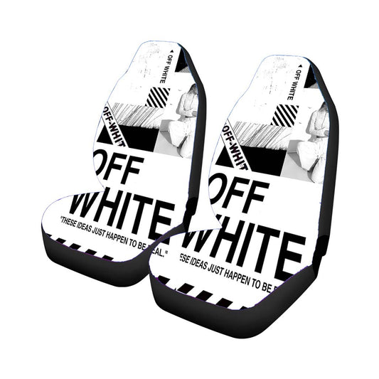 Off White These Ideas Just Happen To Be Real Car Seat Covers Universal Fit