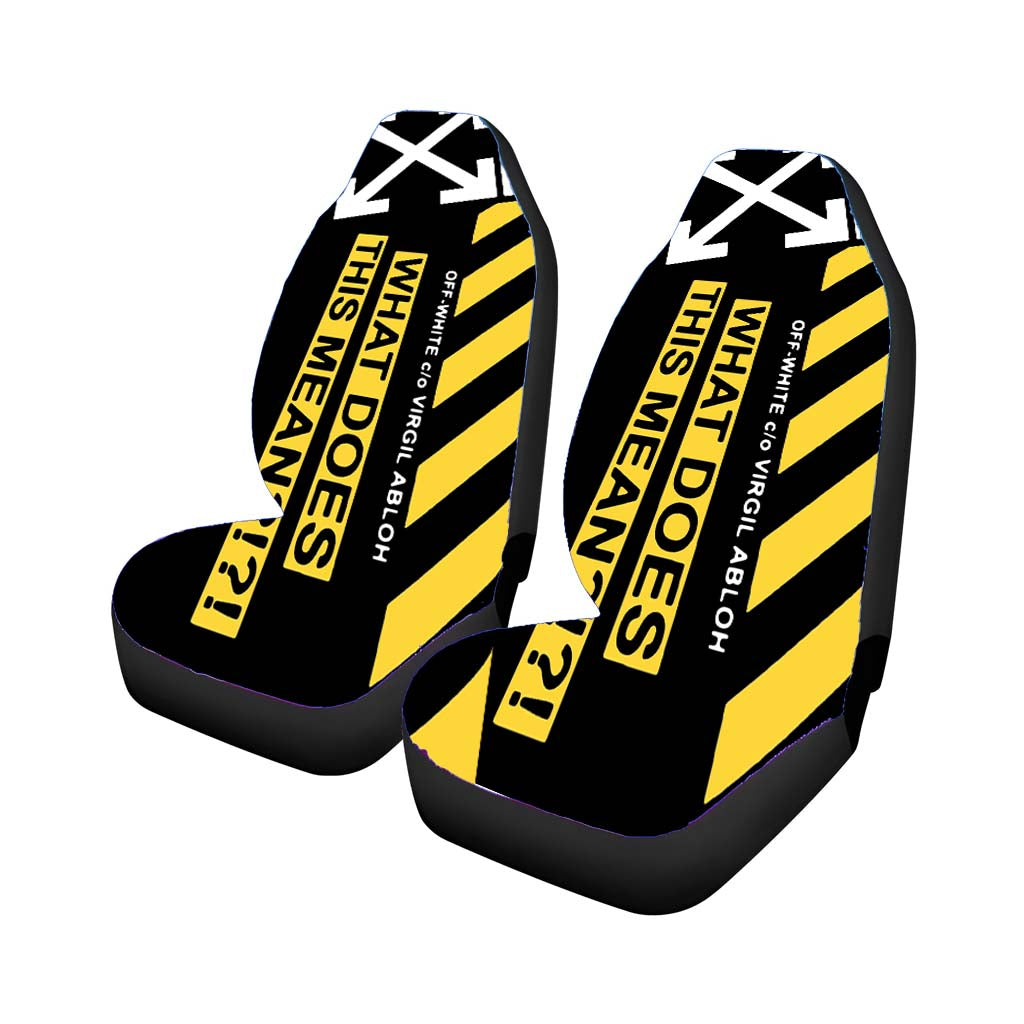 Off White What Does car Seat Covers