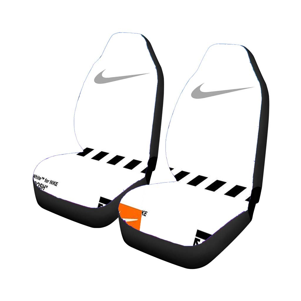 Off White X Nike Grey Logo car Seat Covers
