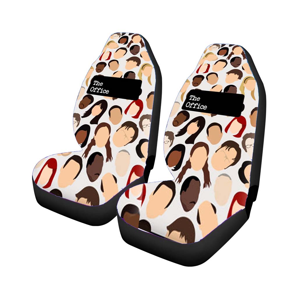 Office Collage car Seat Covers