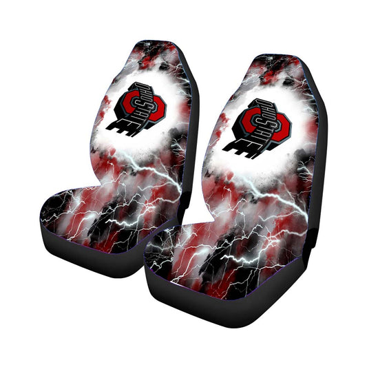 Ohio State Football Logo Universal Fit Car Seat Covers