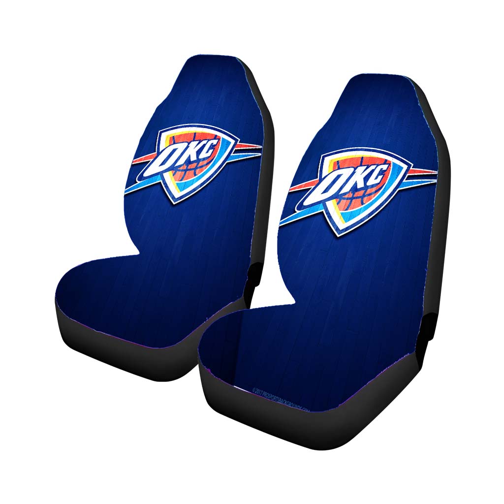 Oklahoma City Thunder Hardwood car Seat Covers