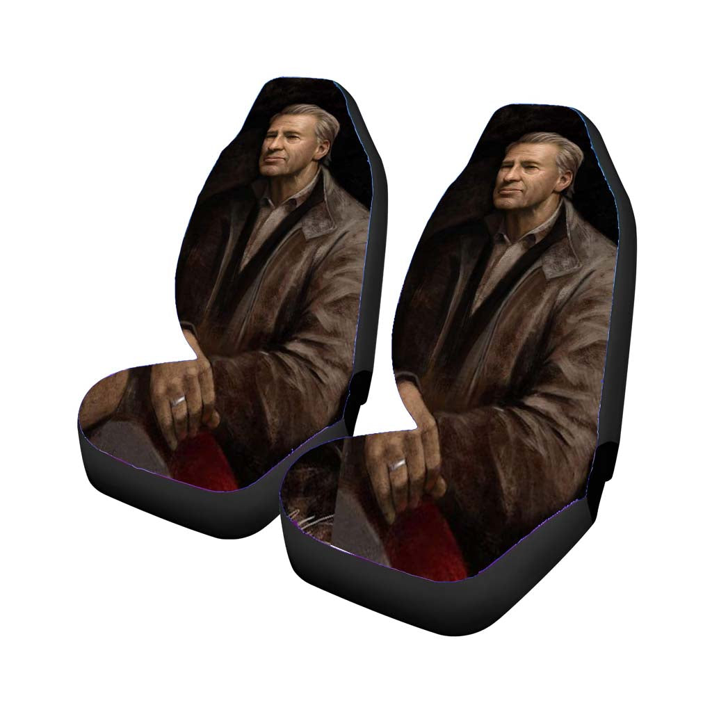 Old Captain America car Seat Covers