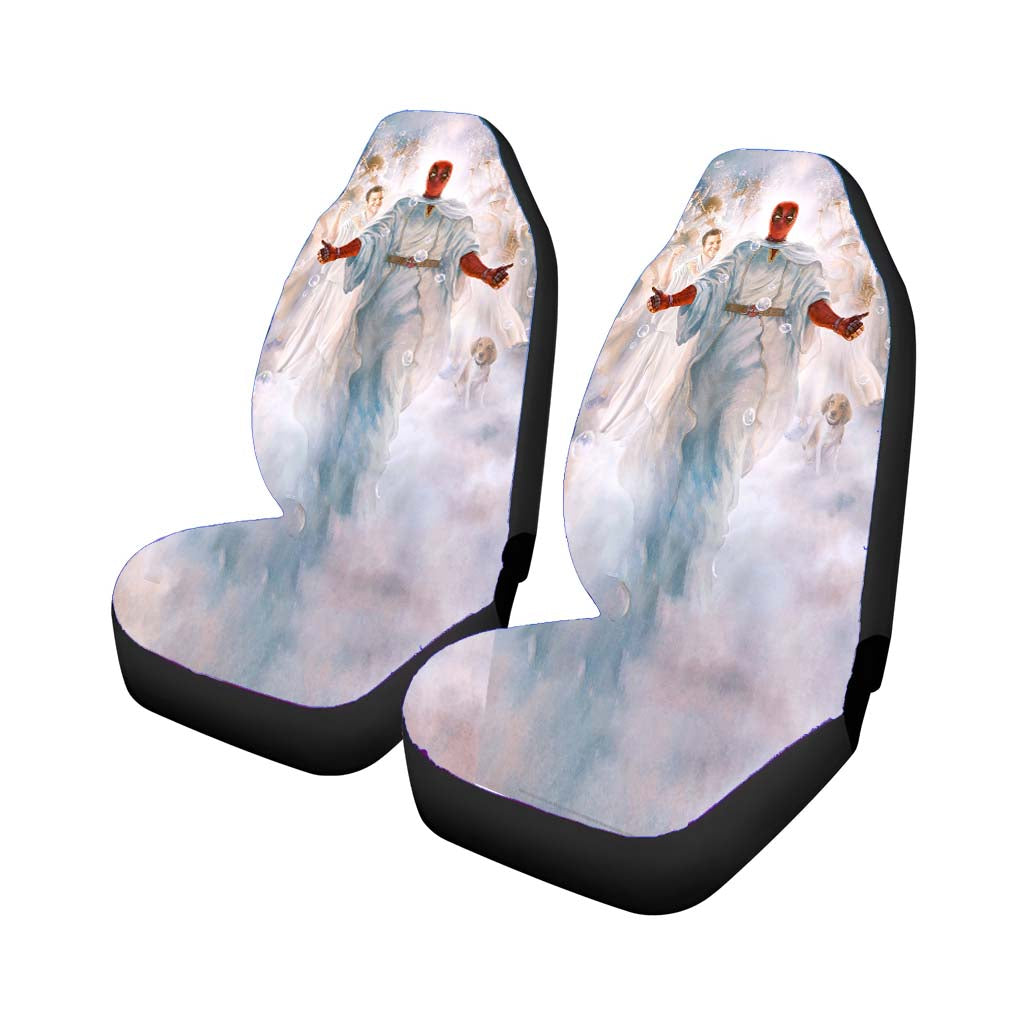 Once Upon A Deadpool Angel car Seat Covers