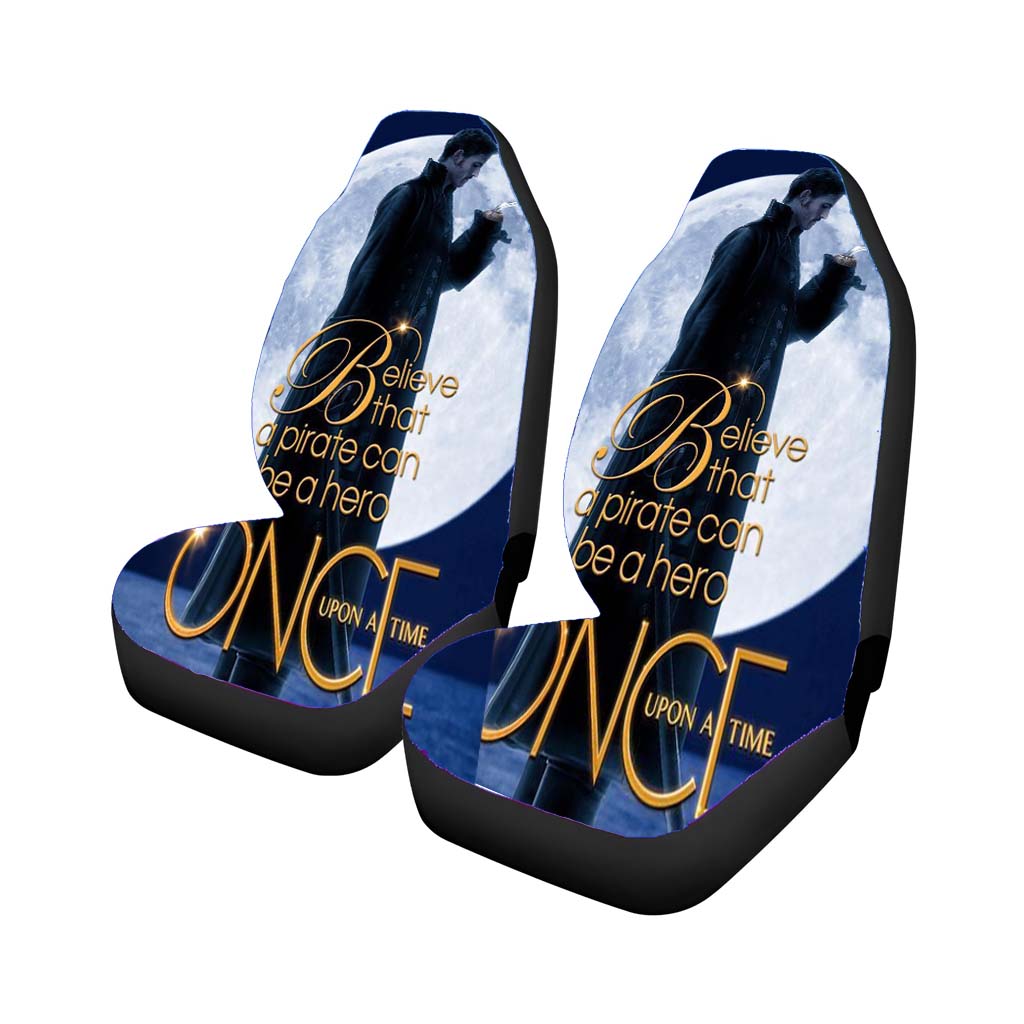 Once Upon A Time Captain Jack Moon Poster car Seat Covers