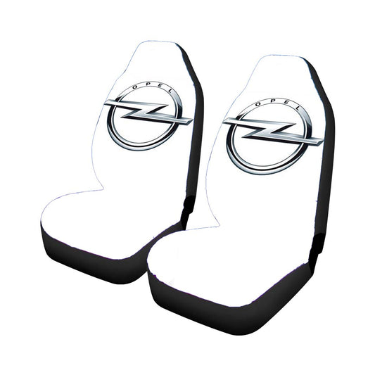 Opel White Universal Fit Car Seat Covers