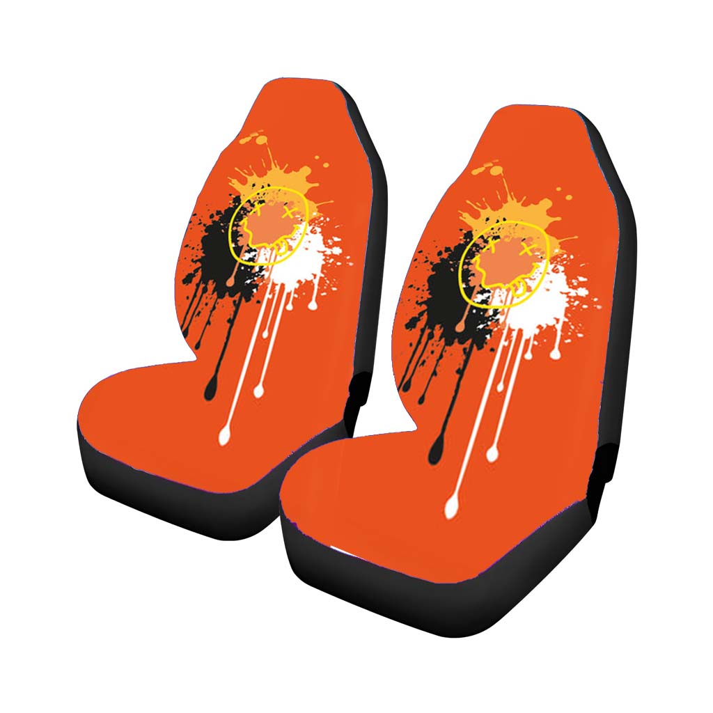 Orange Graffiti - Skate Aesthetic car Seat Covers