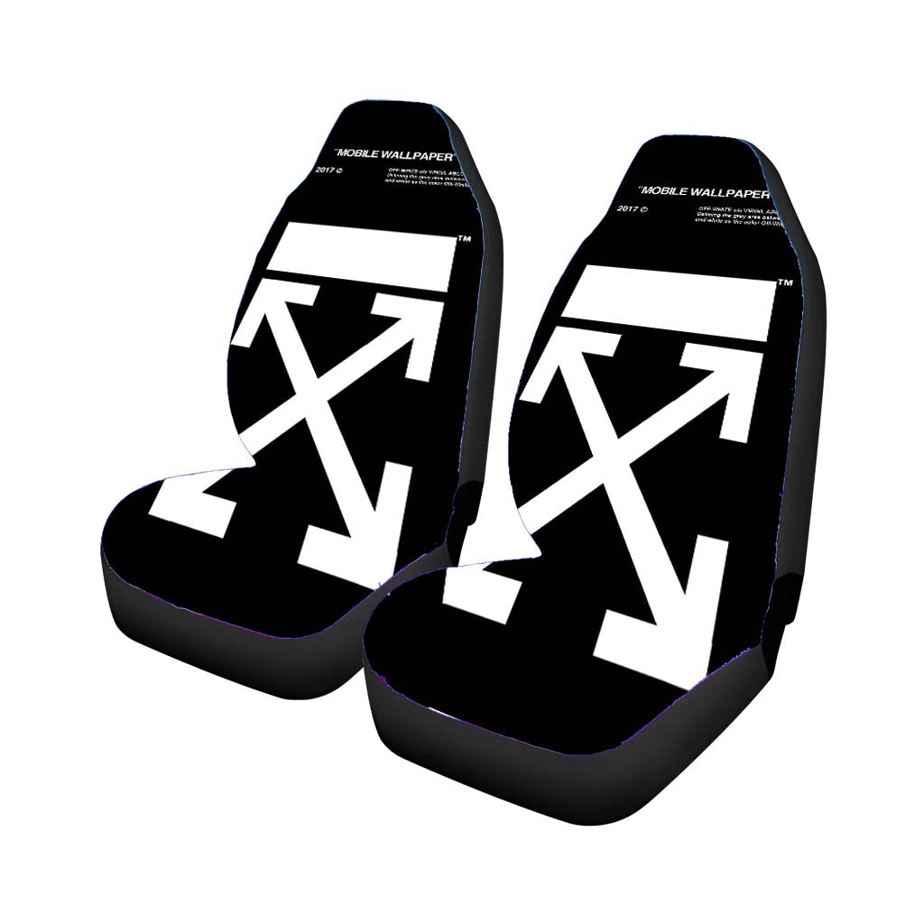 Original Off White Black car Seat Covers