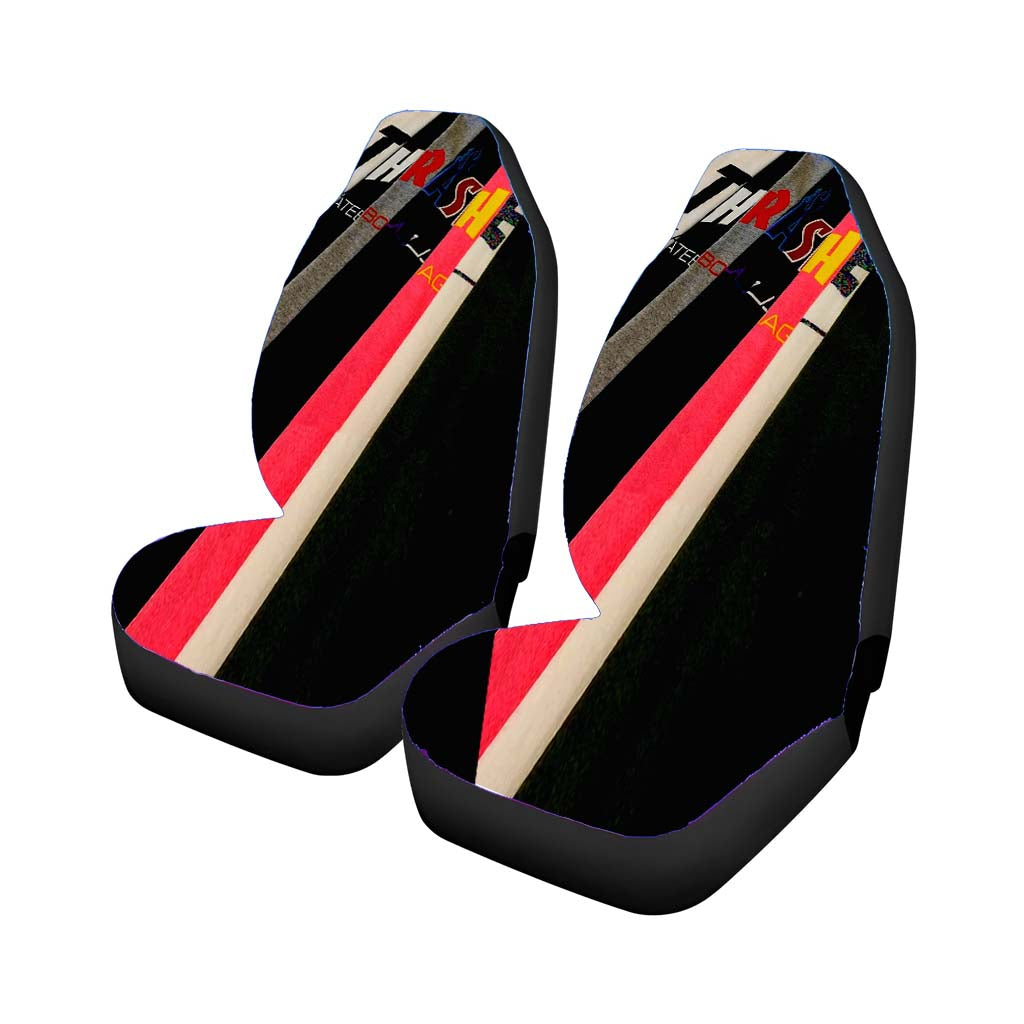 Outfits With A Black Flame Thrasher Shirt car Seat Covers