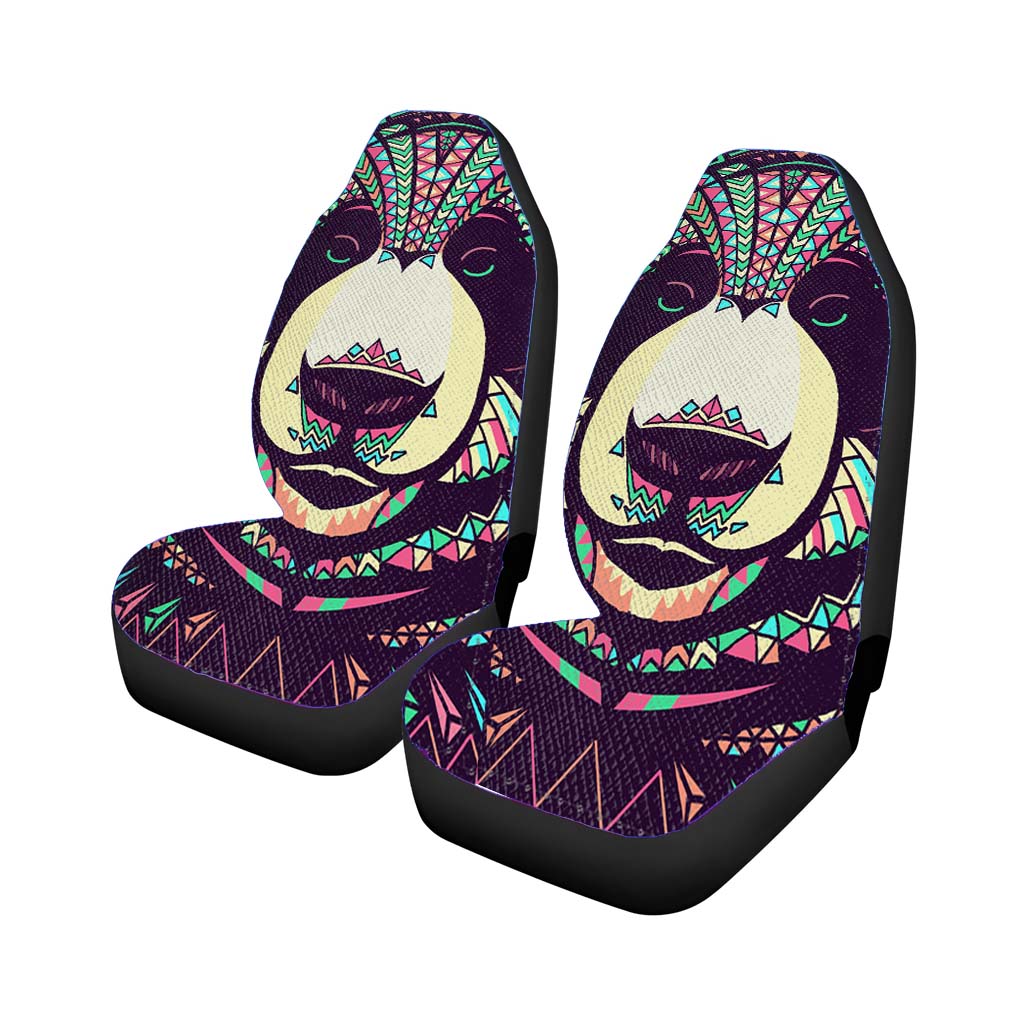 Panda Aztec Pattern car Seat Covers