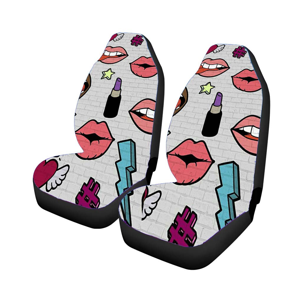 Papel De Parede Tumblr Unicornio Pink car Seat Covers