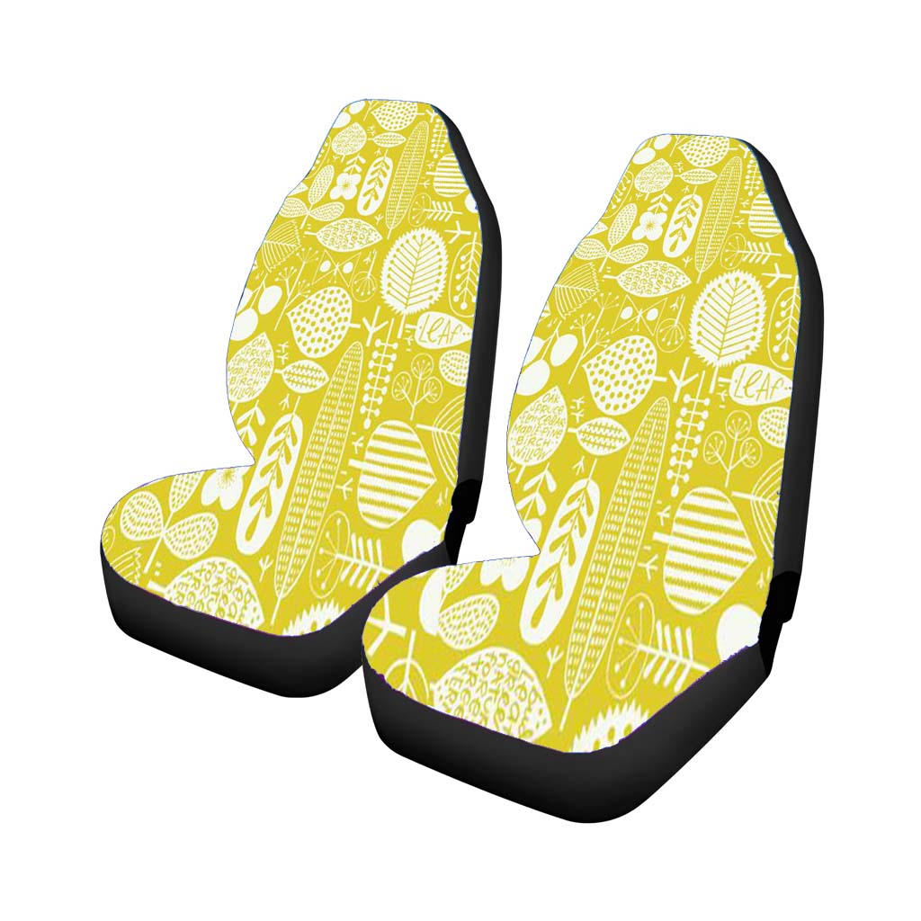 Pattern Gold Slow car Seat Covers