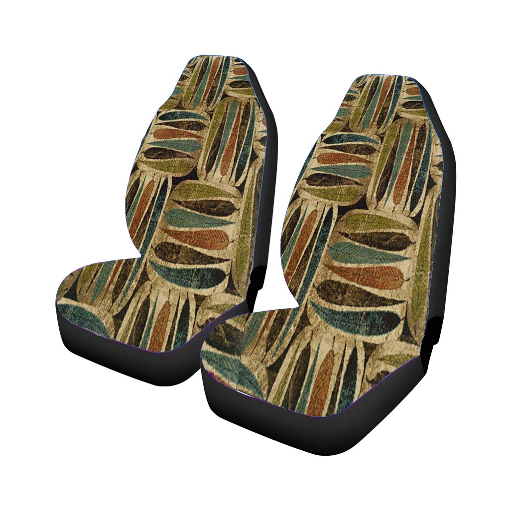Pattern Mural Gold car Seat Covers