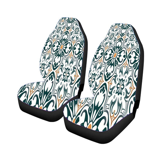 Pattern With A Floral Design Universal Fit Car Seat Covers