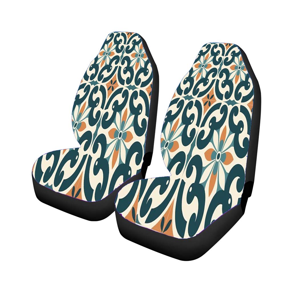 Pattern With The Word Foliate car Seat Covers