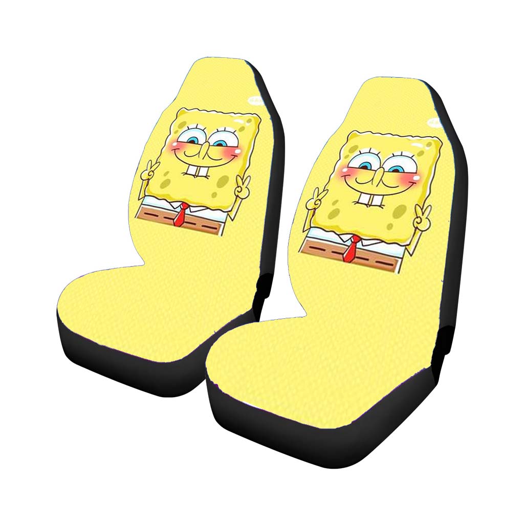 Peace Sponge Bob car Seat Covers