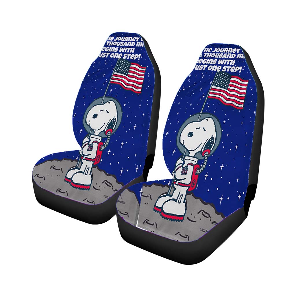 Peanuts Astronaut Snoopy One Step car Seat Covers
