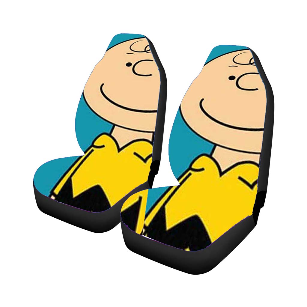 Peanuts Charlie Brown Blue car Seat Covers