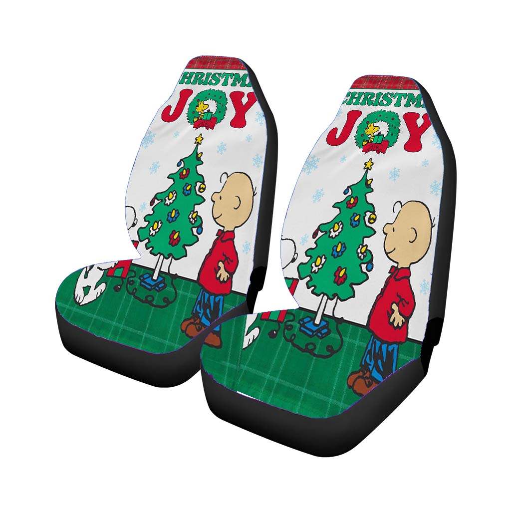 Peanuts Christmas Joy car Seat Covers