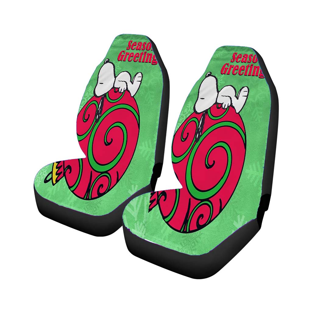Peanuts Christmas Ornament Snoopy car Seat Covers