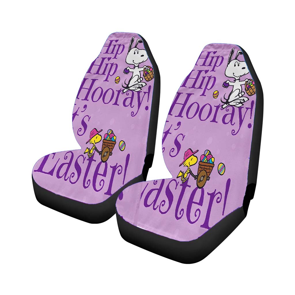 Peanuts Easter Snoopy car Seat Covers