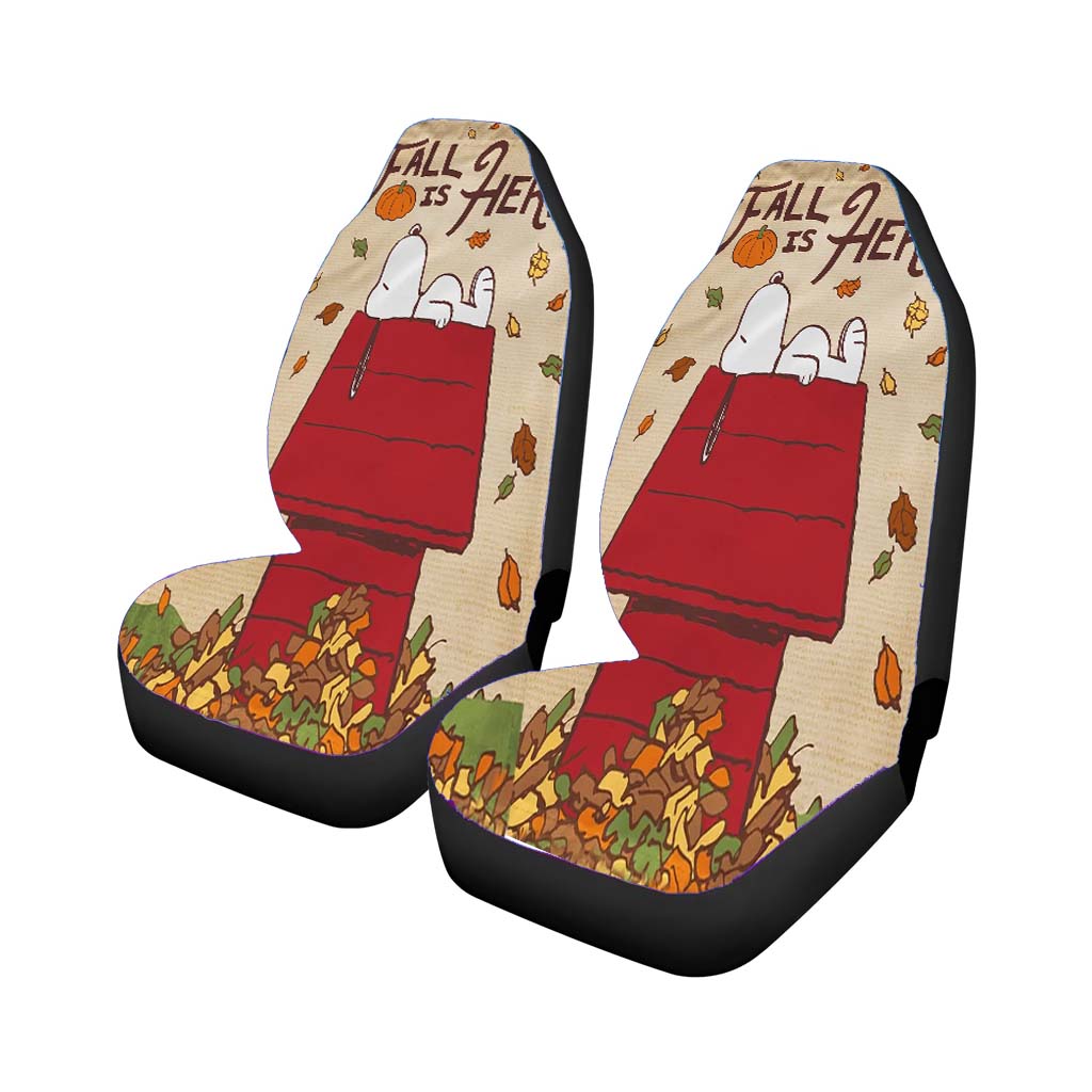 Peanuts Fall car Seat Covers