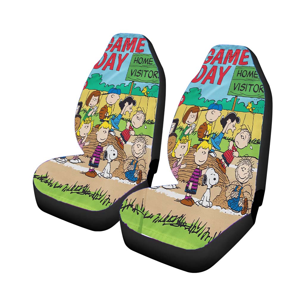 Peanuts Game Day car Seat Covers