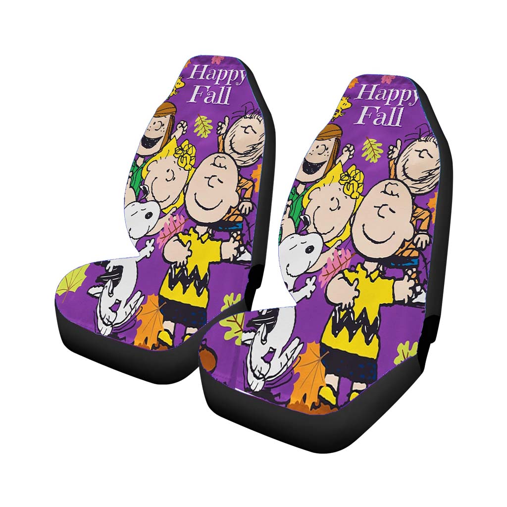 Peanuts Gang Fall car Seat Covers