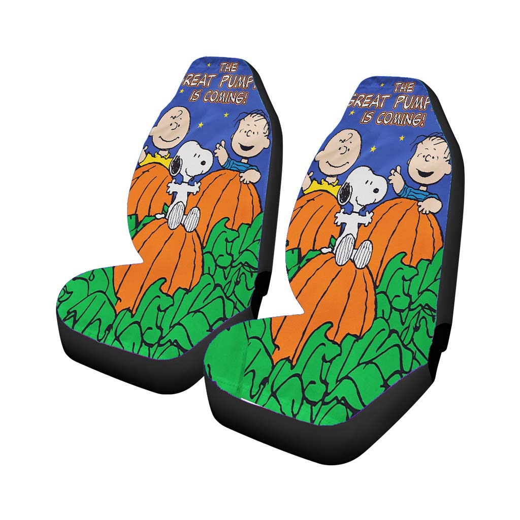 Peanuts Great Pumpkin Charlie Brown car Seat Covers