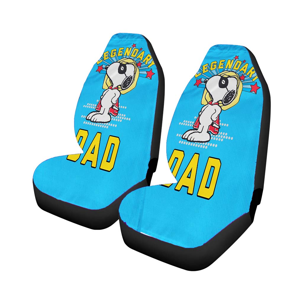 Peanuts Legendary Dad car Seat Covers