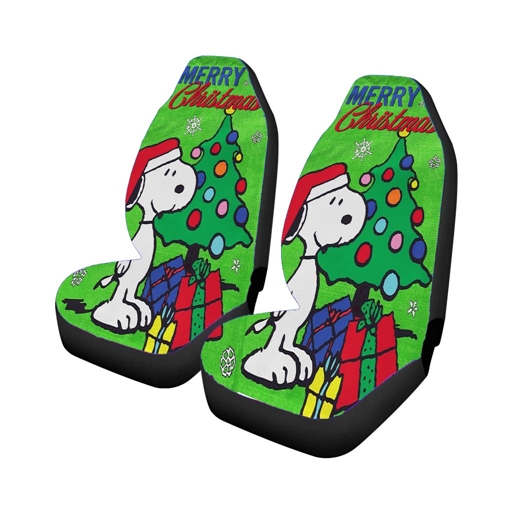 Peanuts Merry Christmas Snoopy car Seat Covers