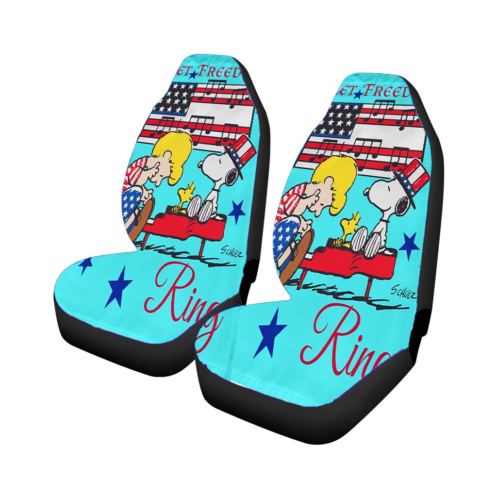 Peanuts Peanuts Let Freedom Ring car Seat Covers