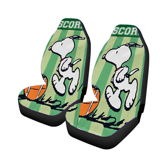 Peanuts Snoopy Football Universal Fit Car Seat Covers