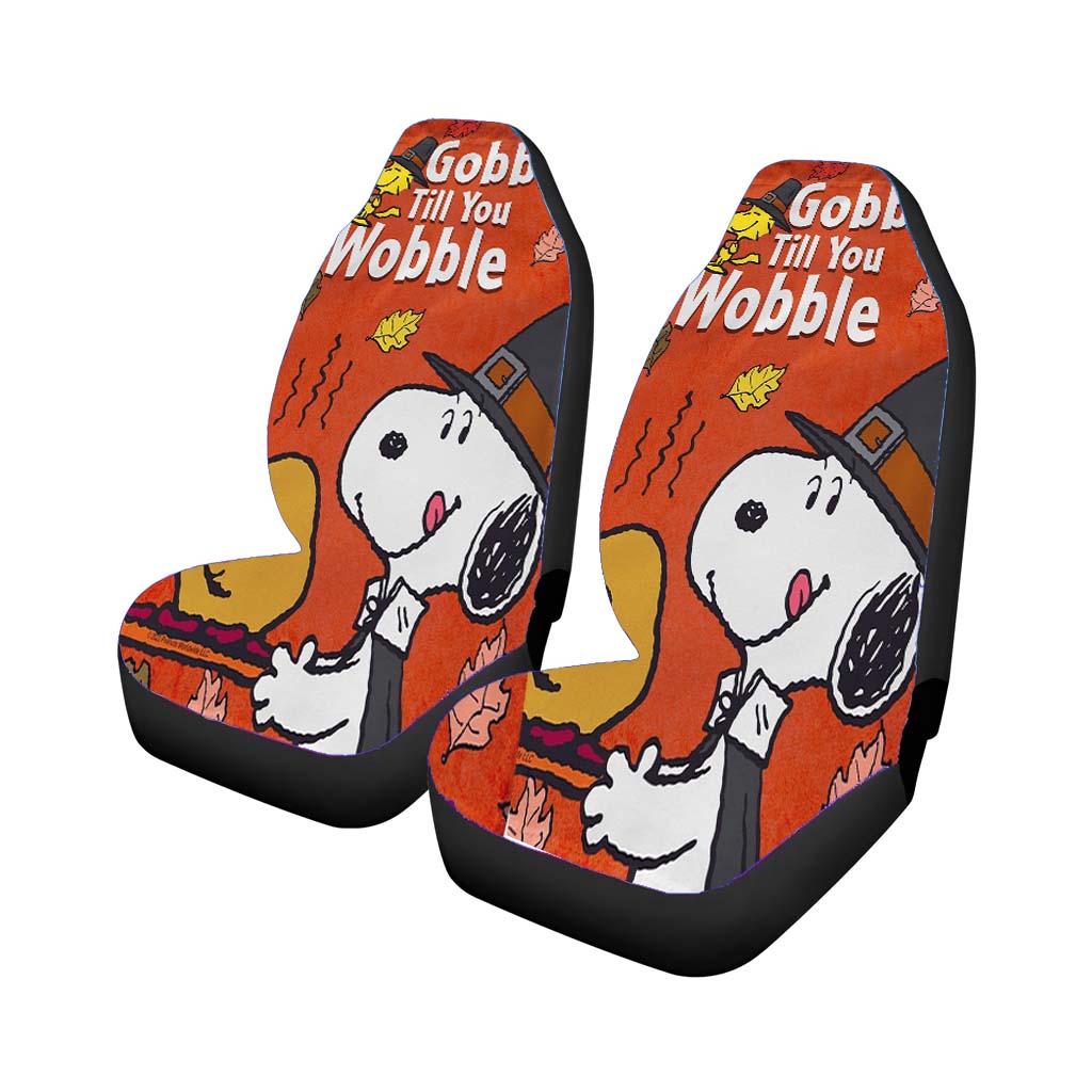 Peanuts Snoopy Thanksgiving car Seat Covers