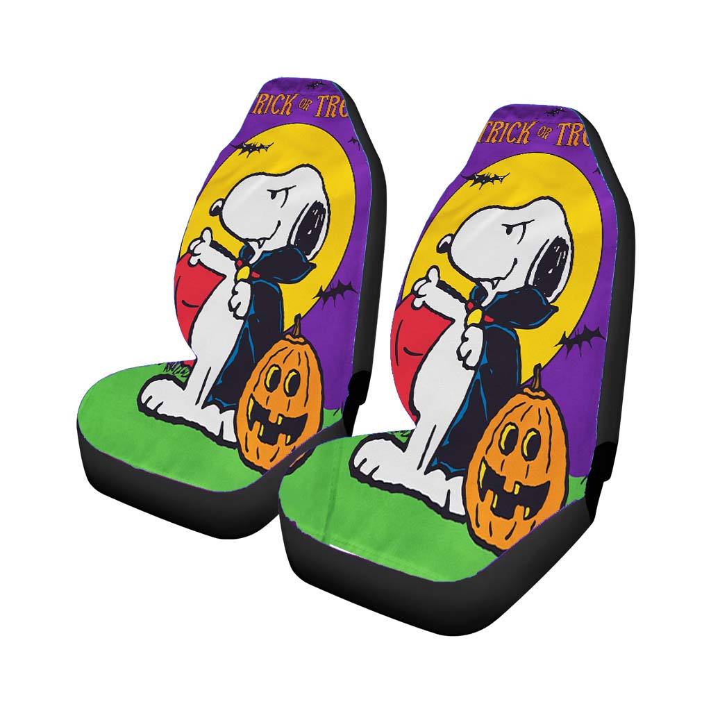 Peanuts Trick Or Treat Vampire Snoopy car Seat Covers