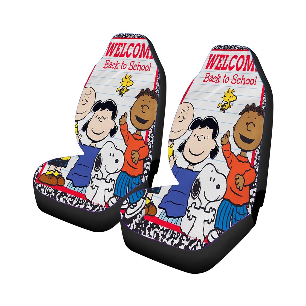Peanuts Welcome Back To School Peanuts And The Gang car Seat Covers