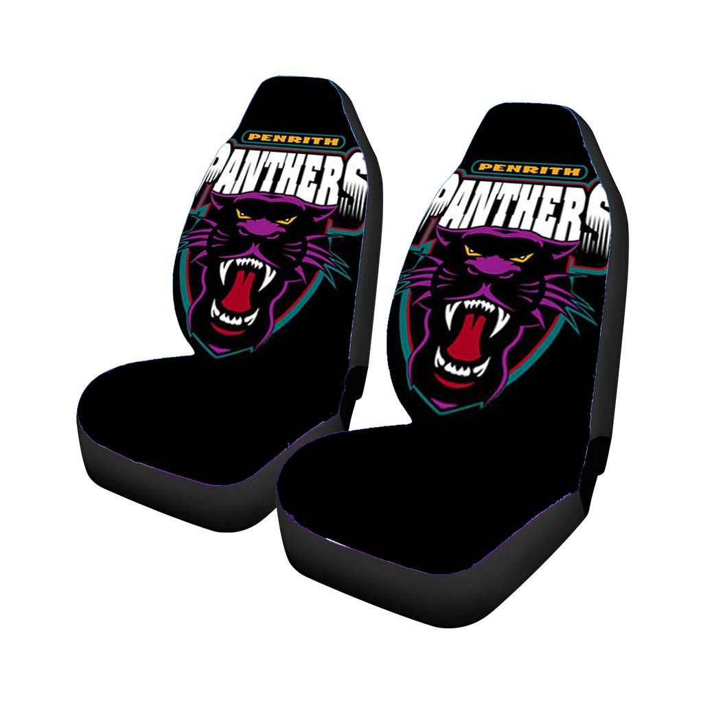 Penrith Panthers Black car Seat Covers