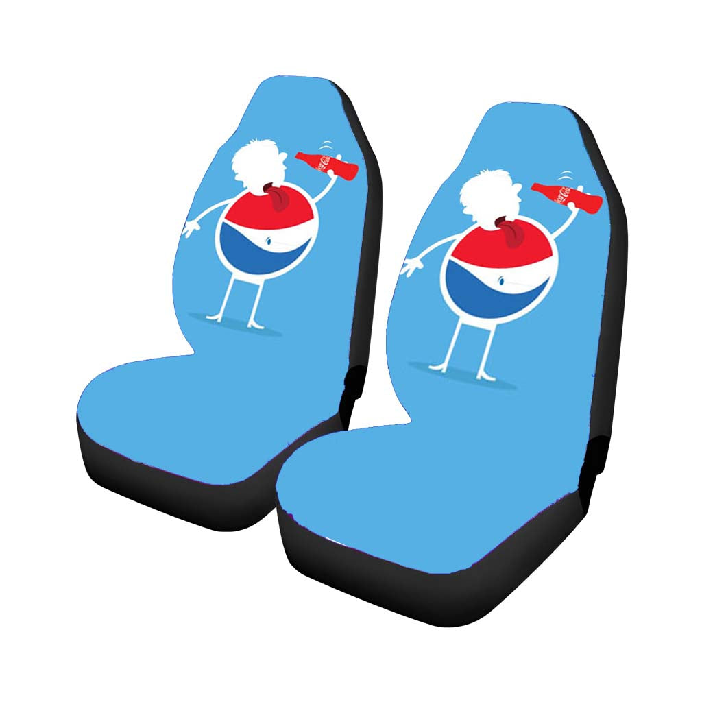 Pepsi Drink Art car Seat Covers