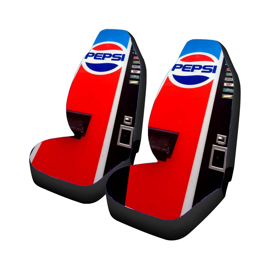 Pepsi Soft Drink Vending Machine car Seat Covers