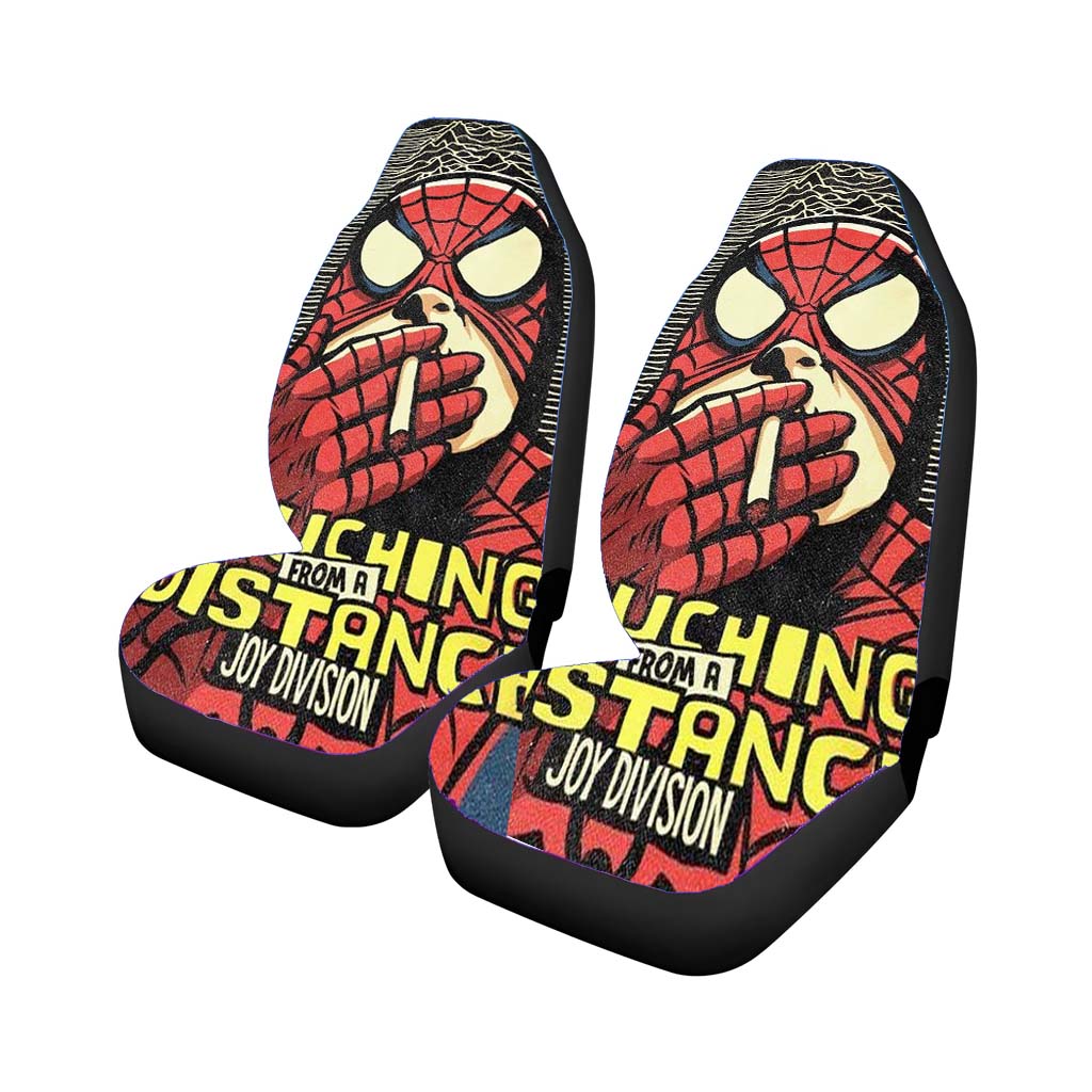 Peter Parker Spidey Smoke Joint Division Illustration car Seat Covers