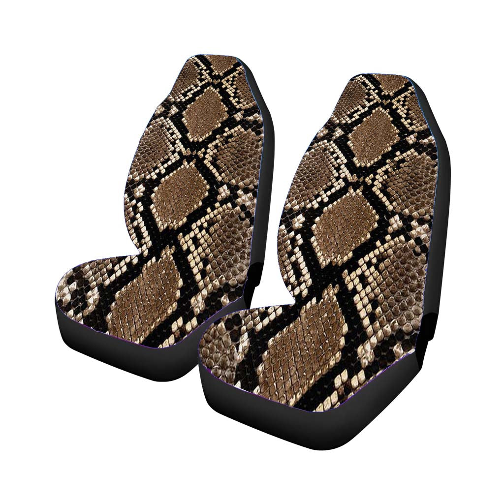 Phyton Snake Skin Texture Pattern Style car Seat Covers