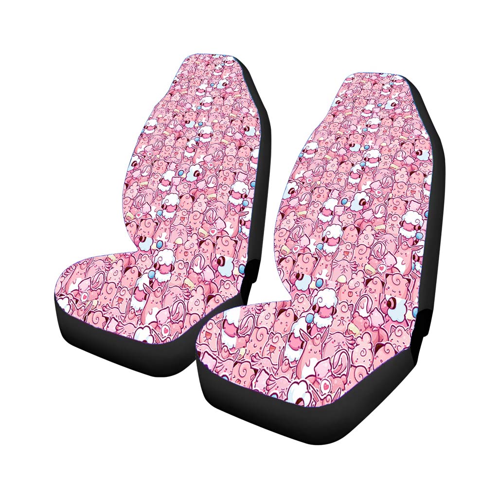 Pink Pokemon Pattern Collection car Seat Covers