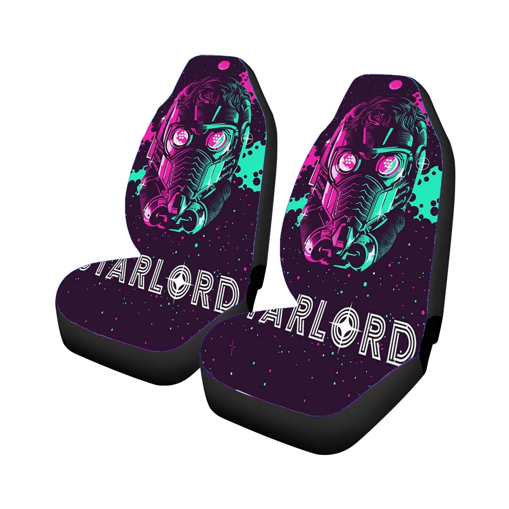 Pink Tosca Star Lord Mask Art car Seat Covers