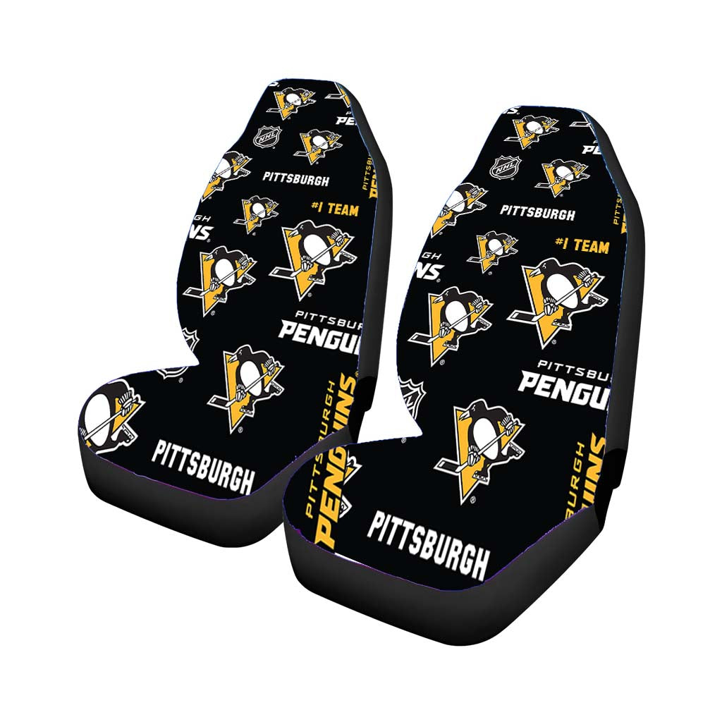 Pittsburgh Penguin Pattern car Seat Covers