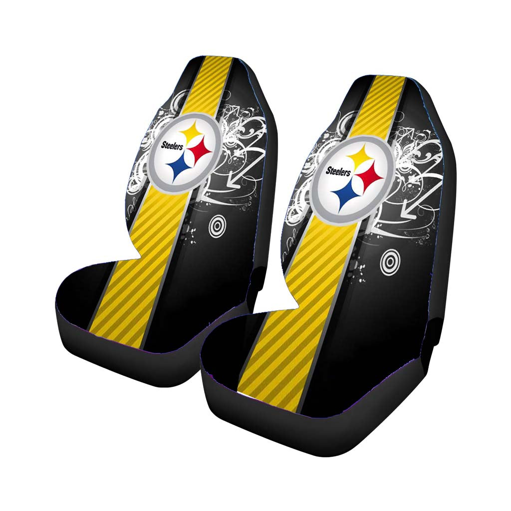 Pittsburgh Steelers Nfl Logo Wallpaper car Seat Covers
