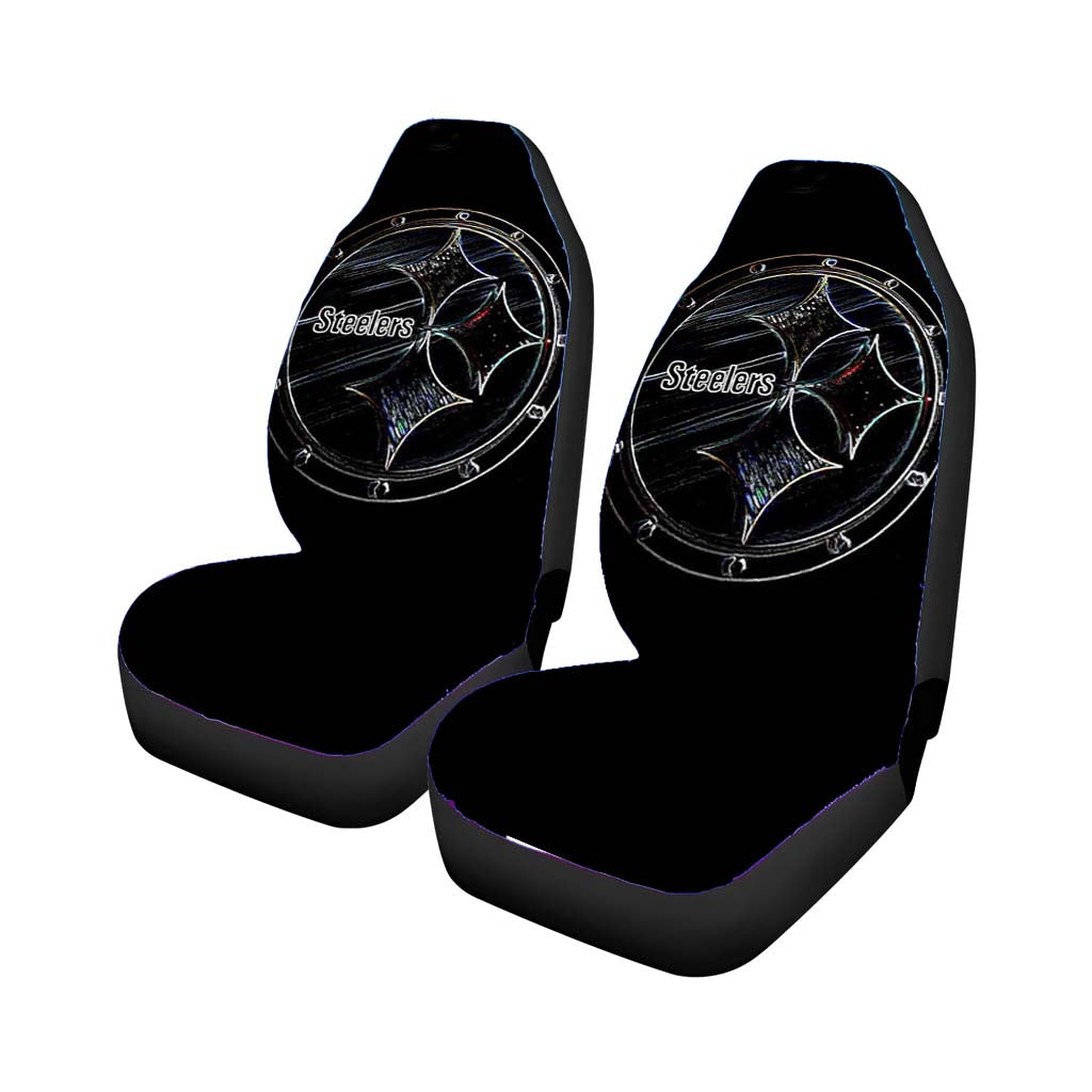 Pittsburgh Steelers Rusty Logo car Seat Covers
