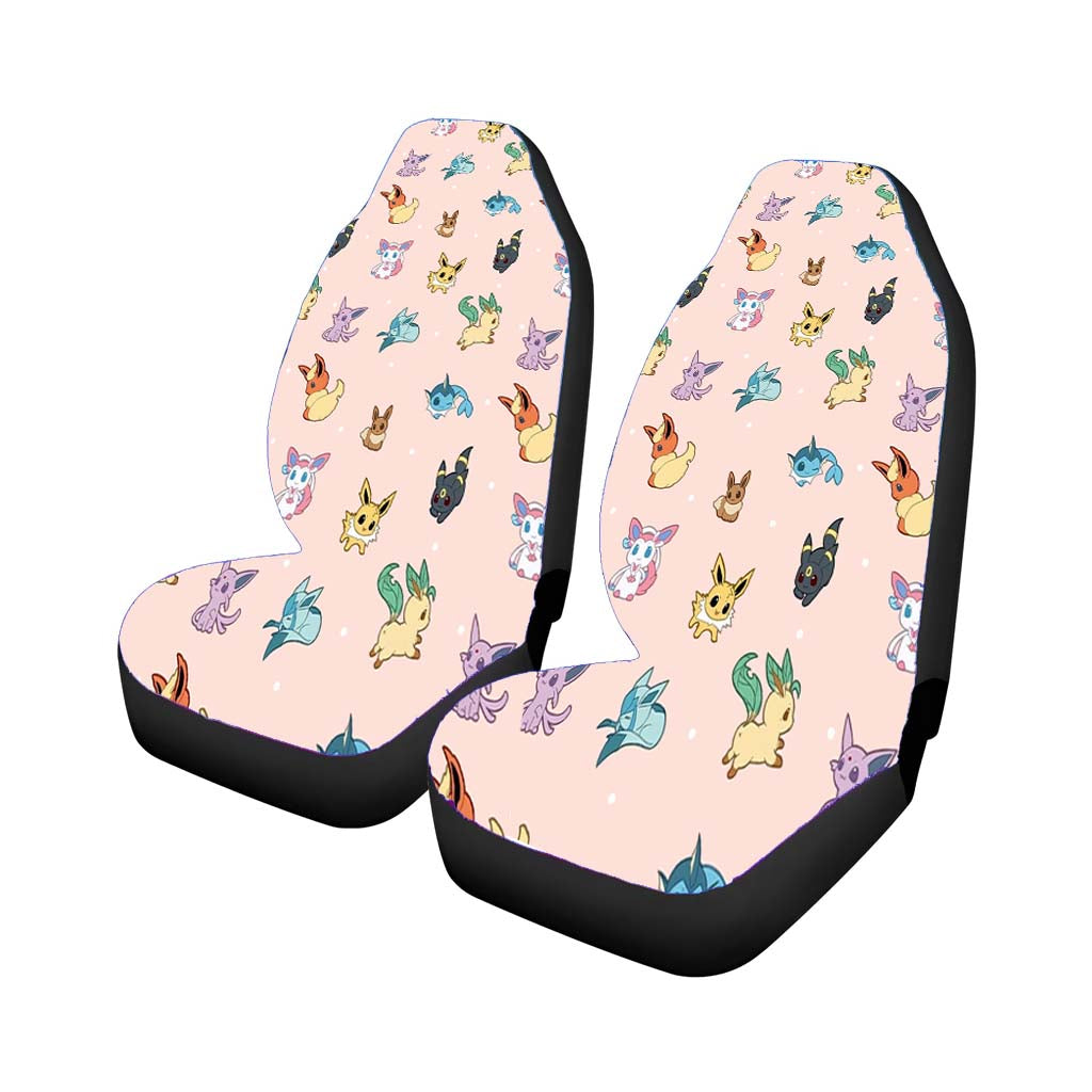 Pokemon Eevee Evolution Pattern car Seat Covers