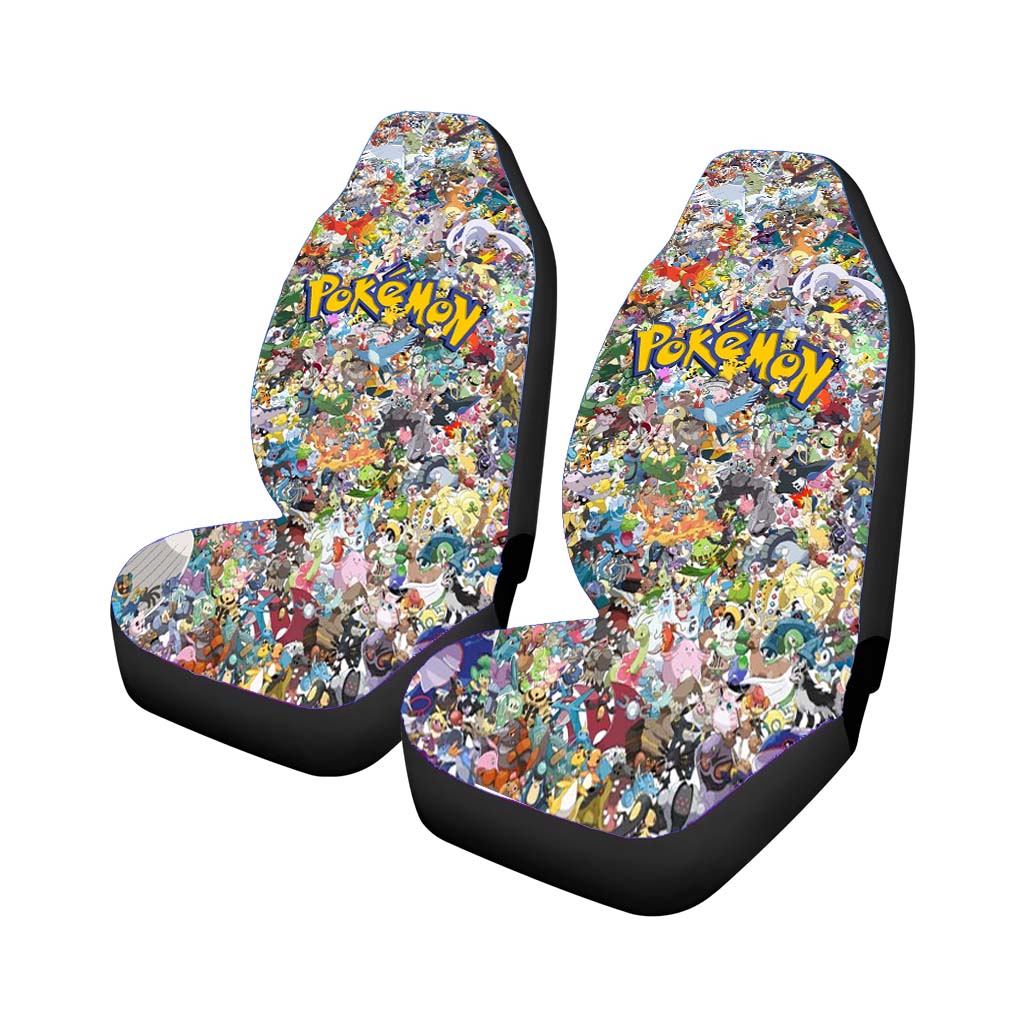 Pokemon Pattern All Char car Seat Covers