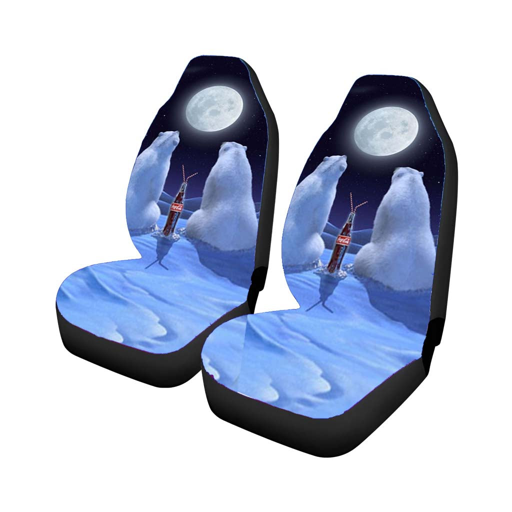 Polar Bears Coca Cola car Seat Covers